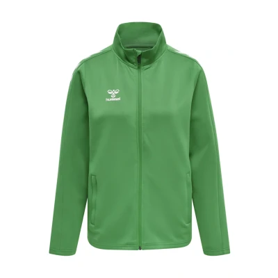 Image de Hummel CORE XK POLY Sweat zippé, Femme, Taille: Large, Evergreen