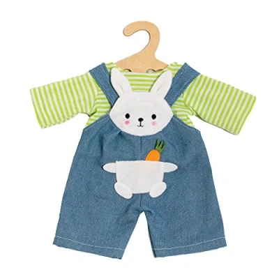 Image de Heless 2355 Vêtements Design Bunny Lou, Robe Tunique avec Application Lapin et Motif Fleuri pour poupées Animaux en Peluche de 35 à 45 cm,