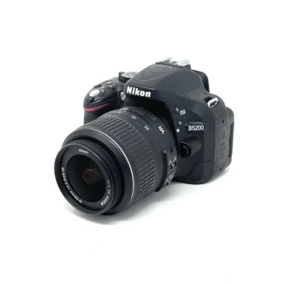 Image de Nikon D5200 Appareil photo numérique Réflex 24,2 Mpix Kit Boîtier + Objectif 18 55 Mm DX VR Noir