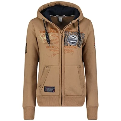 Image de Geo Norway Goresun TECH CORE Sweat zippé, Femme, Taille: XL, Taupe