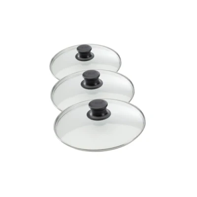 Image de Set de 3 couvercles cuisson en verre 24 cm 28 et 32 Elo ref. 9999850