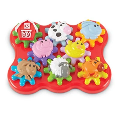 Image de Learning Resources Jeu de construction Amis la ferme Build &amp; Spin