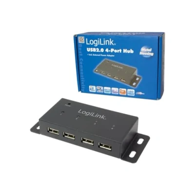Image de LogiLink UA0141A Concentrateur USB 2.0 Noir