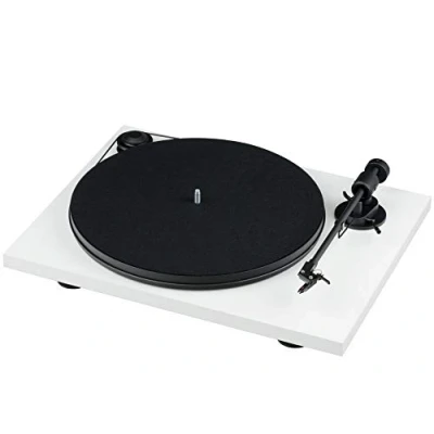 Image de Tourne Disque Pro Ject Primary E Om NN Qualité sonore et facilité d&#039;utilisation, Plug &amp; Play, Faible Distorsion Stabilité extrême Blanc