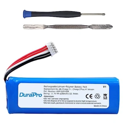 Image de DuraPro Batterie 3,7 V 6200 mAh pour JBL Charge 2 + Plus uniquement la version One CS JMD210SL