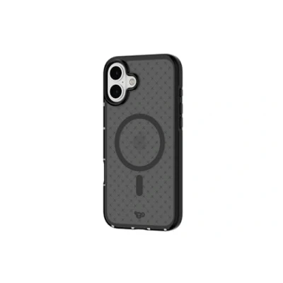 Image de tech21 EvoCheck Coque de Protection Contre Les Chocs pour iPhone 16 Plus, Compatible avec MagSafe, Gris Anthracite fumé