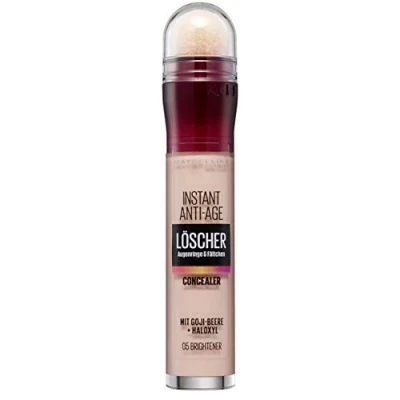 Image de Maybelline New York Stylo de correcteur, effet anti âge instantané, effaceur avec micro applicateur effaçable, n 05 Brightener, 6,8 ml