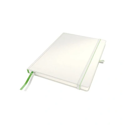 Image de Leitz, Cahier couverture rigide A4, quadrillé, 160 pages 100g/m², Leitz Complete, Blanc, 44710001