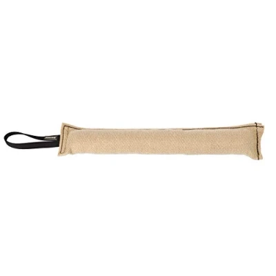 Image de Dingo Gear Tirette avec 1 poignée renforcée pour Dressage et Amusement Chien 60 x 8 cm Jute