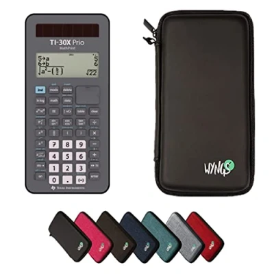 Image de CALCUSO Ensemble de Base Noir avec Calculatrice TI 30X Prio MathPrint