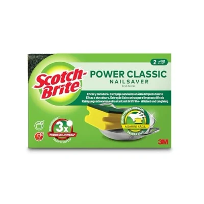 Image de Scotch Brite Lot de 2 éponges à récurer classiques