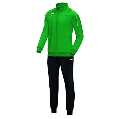Image de JAKO Survêtement Polyester Classico, Mixte Enfant, Vert Sportif, 152