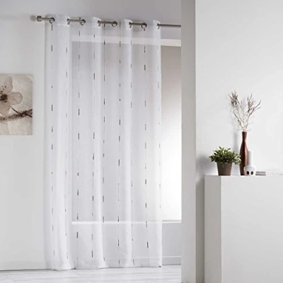 Image de douceur d&#039;interieur CHENILLA Voile, Polyester, Naturel, 140 x 280 CM