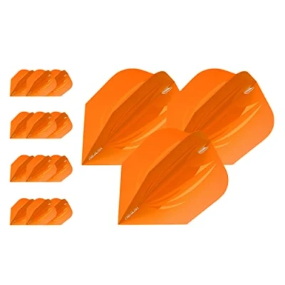 Image de TARGET Darts 5 Ensembles ID Pro. Ailettes de fléchettes Ultra Orange n6 15 au Total Unisexe, No.6
