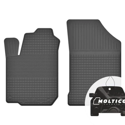 Image de Avant Tapis de Voiture Caoutchouc avec Bordure Set 2 pièces Sol Antidérapant Adapte pour Opel Mokka X 2016 2019