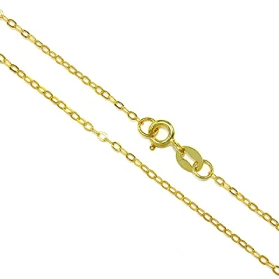 Image de jewellerybox Chaîne Mailles Forçat en Argent Plaqué Or Jaune 56cm