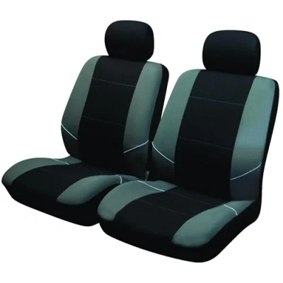 Image de Sakura SS3633 Merton Housses de Siège et d&#039;Appuie Tête Noir Gris Taille Universelle, Bordures Élastiques, Compatible avec les Airbags Latéraux, Lavable en Machine