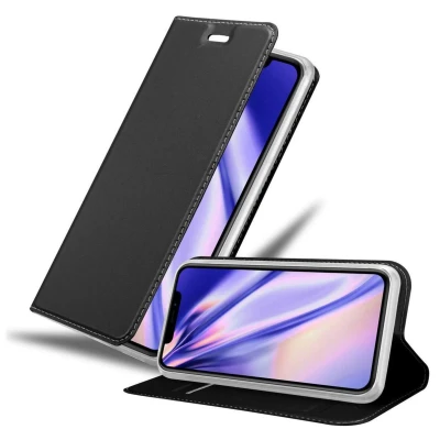Image de Coque pour Apple iPhone 11 PRO MAX en CLASSY NOIR Housse de protection Étui avec fermeture magnétique, fonction support et compartiment carte Neuf