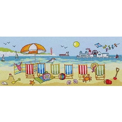 Image de Bothy Threads Kit de broderie au point croix Motif chaise longue