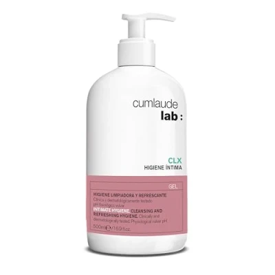 Image de Cumlaude Lab Hygiène Intime CLX Gel Nettoyant à la Chlorhexidine Pour Une Action Assainissante et Protectrice avec Actif Végétal pH Neutre 500 ml