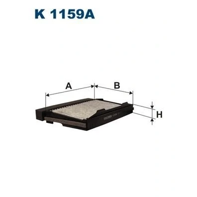 Image de FILTRON K 1159A Filtre d&#039;habitacle à charbon actif 325 200 44 SAAB: 9 5 Berline, Break
