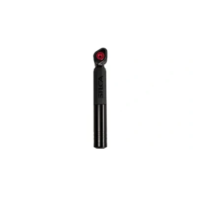 Image de SILCA Pocket Impero Ultime V.2 Presta Uniquement Mini Pompe à vélo Conception sans Levier de Pression 100 PSI Jersey ou Poche Pack Construction en Alliage, Joint Cuir Italien