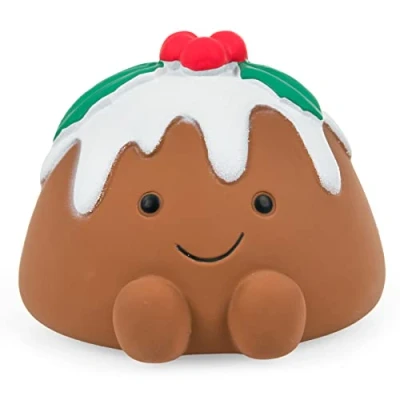 Image de Petface Jouet en latex pour chien Motif pudding de Noël