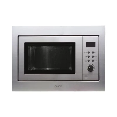 Image de Candy MIC211EX Micro ondes intégré/Intégré avec Grill, 20 L, 800 W/1000 W, 8 Programmes auTomatiques, Gris