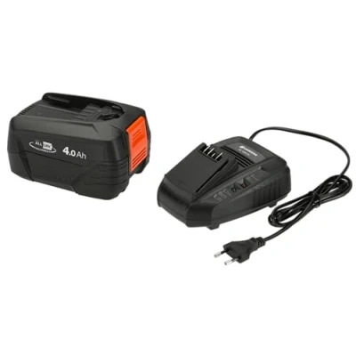 Image de Gardena Starter kit P4A PBA 18V/72 + AL 1830 CV : Pour tous les appareils courant Power For All, temps de charge 95 minutes, fonction Ready to Go, 4,0 Ah (14907 20)