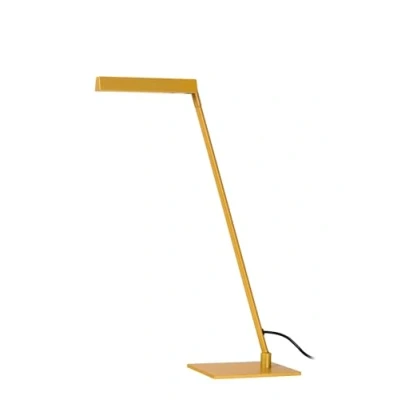 Image de Lucide Lampe de table LED Lavale, jaune ocre, intensité variable, hauteur 42 cm