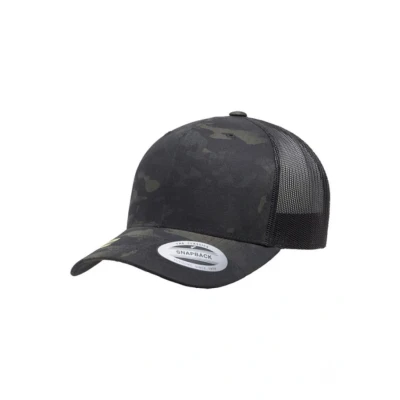 Image de Flexfit Retro Trucker Multicam Casquette black, Taille: One Size, Black
