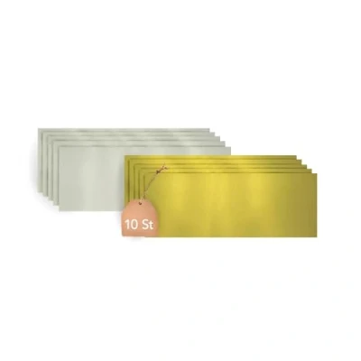 Image de Lot de plateaux à gâteaux Assiette rectangulaire Carton Doré et Argenté épaisseur 3 mm en différentes quantités pour le service transport, la présentation