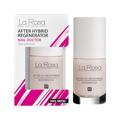 Image de LaRosa AFTER HYBRID/TIPS REGENERATOR Traitement intensif et régénération des ongles abîmés après gels vernis semi permanents 10 ml