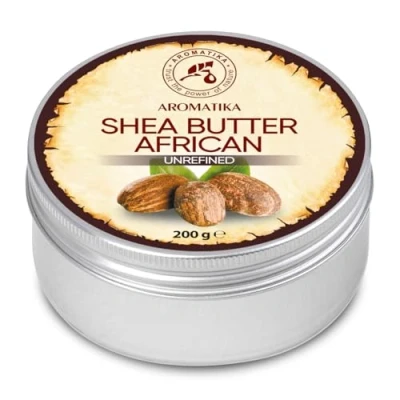 Image de Beurre de Karité Pur 200g Non Raffiné Naturel Pressé à Froid Africain Shea Butter Ghana Idéal pour Cheveux Peau Visage Soin du Corps