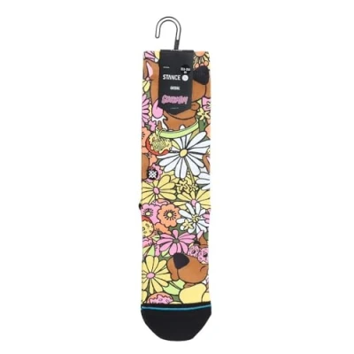 Image de Stance Snakin Scoobs Scooby Doo Crew Chaussettes Multicolore, Multicolore., Large