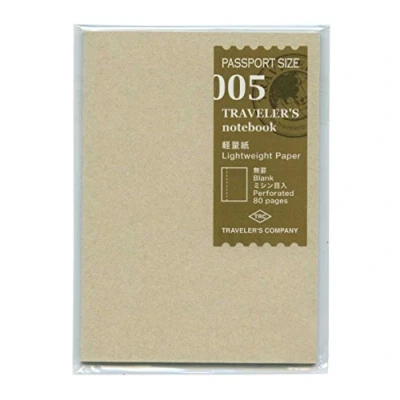Image de Designphil TRAVELER&#039;S notebook Passport Size Refill Lightweight Paper 14371006 (Japan Import)