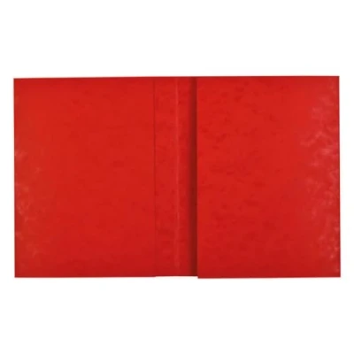 Image de Exacompta Réf. 35125E Carton de 80 protège cahiers 24x32 cm en carte lustrée véritable, avec champ d&#039;inscription Idéal pour l&#039;école, collège, universités Coloris rouge