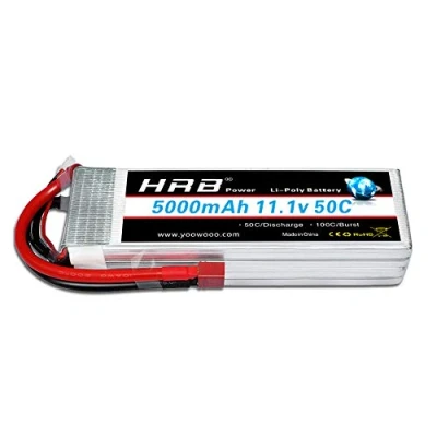 Image de HRB Lipo Battery 5000mAh 3S 11.1V 50C with Deans Plug T for RC Hobby Car Helicopter Plane
