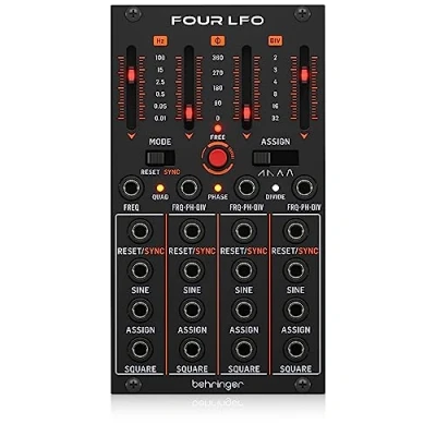Image de Behringer FOUR LFO Quad avec formes d&#039;onde assignables pour Eurorack