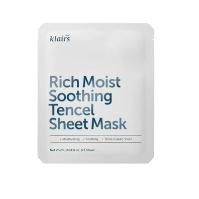 Image de klairs RICH Moist Soothing MASK 23ML 2 Masks PACK Masque visage, Femme, Taille: 50 ml,