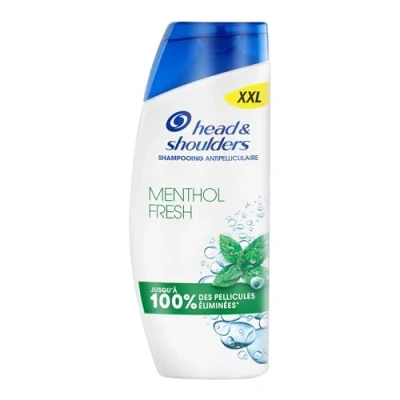 Image de Head &amp; Shoulders Menthol Fresh Shampoing Antipelliculaire 625ml. Usage Quotidien. Jusqu&#039;à 100% des Pellicules Éliminées, Cliniquement Prouvé. Tous Types de Cheveux et Cuir Chevelu