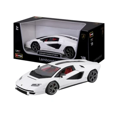Image de Burago May Cheong GROUP BBURAGO 1/24 Countach LPI 800 4 Véhicule pour Enfant dès 3 ans 21102, Multicolore
