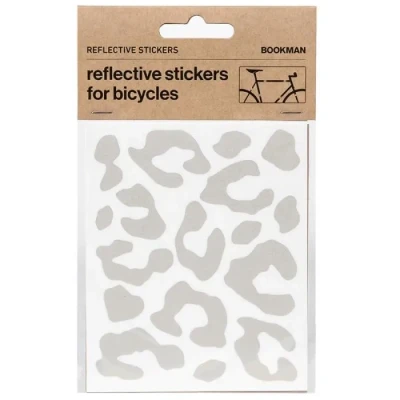 Image de Bookman Urban Visibility Reflectors Sticky Autocollants réfléchissants léopard Unisexe, Blanc, Taille Unique