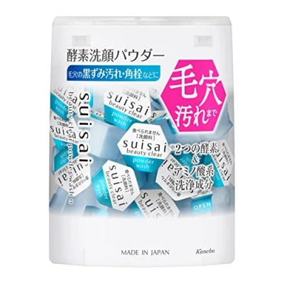 Image de Kanebo suisai Beauty Clear powder Wash n 12.8g Facial cleanser (powder) To use: Put one capsule of the in palm your hand, lathe