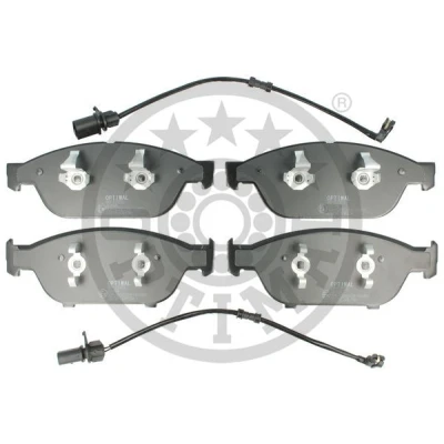 Image de OPTIMAL BP 12552 Jeu de plaquettes frein Essieu avant contact signal d&#039;usure inclus AUDI: A6 C7 Avant, A7 Sportback, Berline