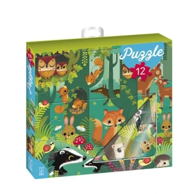 Image de Ma boite à puzzle 12pièces Les animaux dès 3 ans