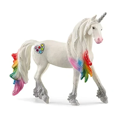 Image de Schleich Statuette Bayala Licorne Arc en ciel, Mâle Multicouleur 13,8x3,6x11,5