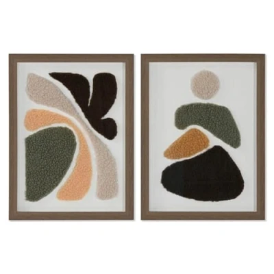Image de Tableau HOME ESPRIT Abstrait Urbain 30 x 40 cm Multicolore 2 unités