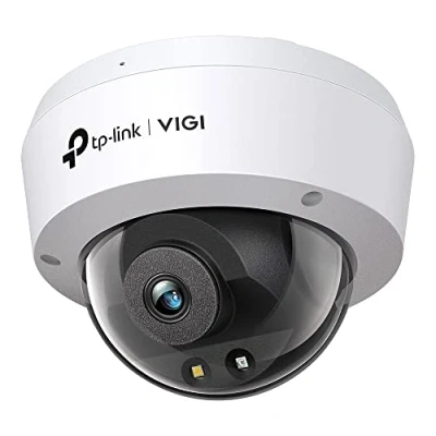 Image de Tp Link Vigi C230 Caméra de sécurité intelligente à objectif 4 mm réseau dôme couleur HD 3 Mp Microphone intégré Ik10 anti vandalisme Étanche IP67 H.265+ Poe/12 V CCTV Filaire