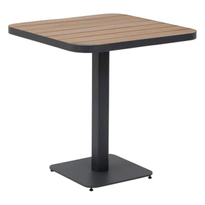 Image de Hespéride Table de Jardin Bistro Tyla Acacia &amp; Graphite